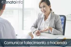Comunicar fallecimiento a hacienda