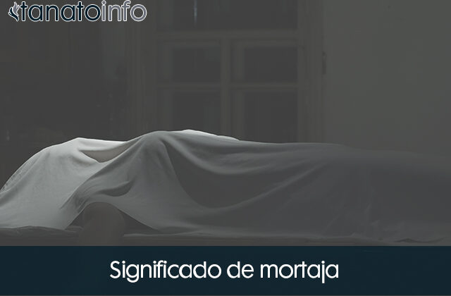 Significado de mortaja